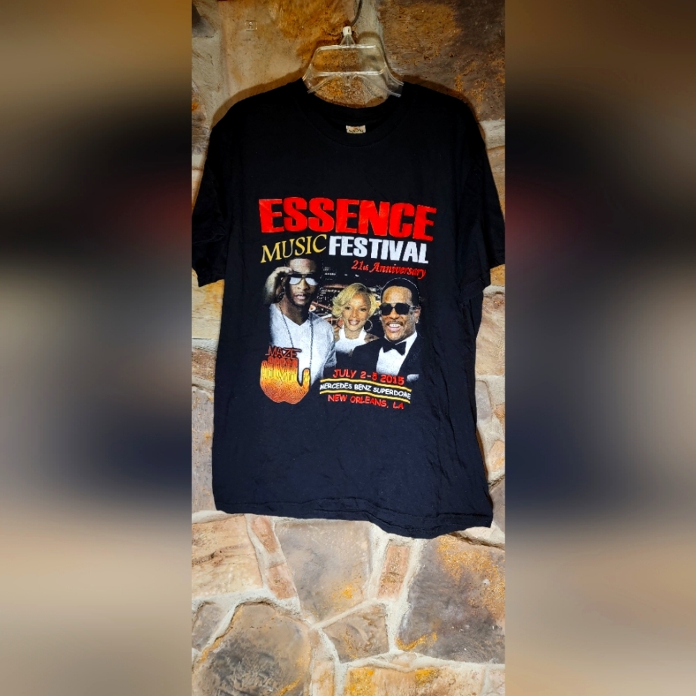 Vintage Essence music festival 21st anniversary black t shirt